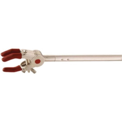 OHAUS Small Multi Purpose Clamp 3-Prong Single Adjust Arm Length 102mm Arm Diameter 8mm Grip Range 0