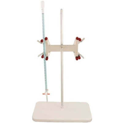 OHAUS Nickel Plated Burette Holder Kit with Clamp and Support Stand with 58cm Rod
