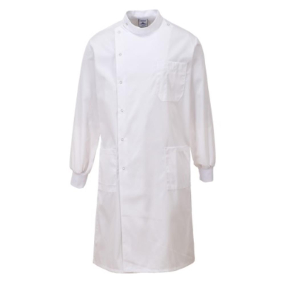 C865 Howie Lab Coat White Size Large