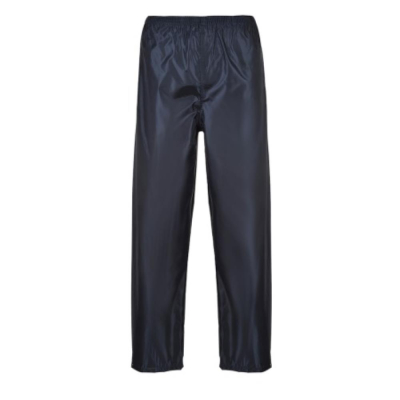 Navy Adult Rain Trousers 100% Polyester PVC Coated Size XXLarge