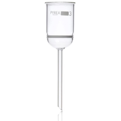 PYREX Buchner Sintered Filter Funnel 50mL 40mm Diameter Porosity 2