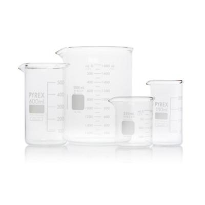PYREX Heavy Duty Low Form Griffin Type Beakers 150mL