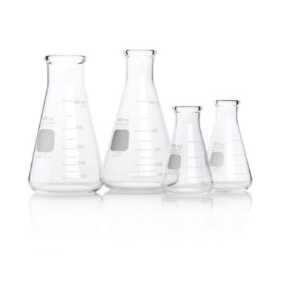 PYREX Narrow Neck Heavy Duty Erlenmeyer Conical Flasks 10mL