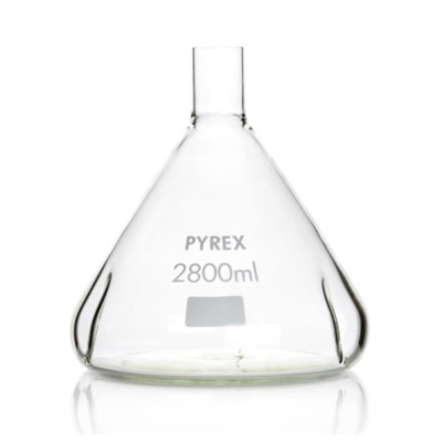 PYREX Baffled Fernbach Delong Neck Culture Flask 2.8L
