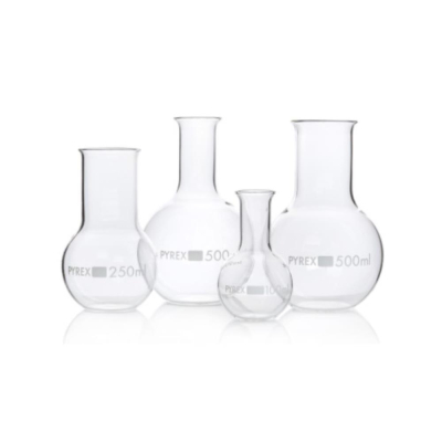 PYREX Flat Bottom Narrow Neck Boiling Flask 6L