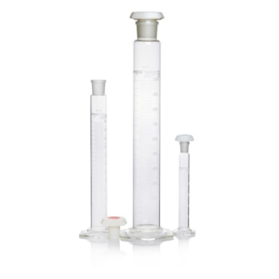 PYREX Mixing Cylinder with Plastic Stopper Class B 50mL