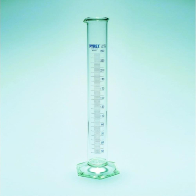 PYREX Tall Form Heavy Duty Rim Measuring Cylinder Class B 2L