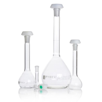 PYREX Volumetric Flask Class A Works Certified 5L