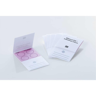 Qiagen QIAcard Indicating FTA Classic Cards 4  sample areas per card