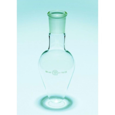 Quickfit pear-shaped flask 50ml 14/23 joint