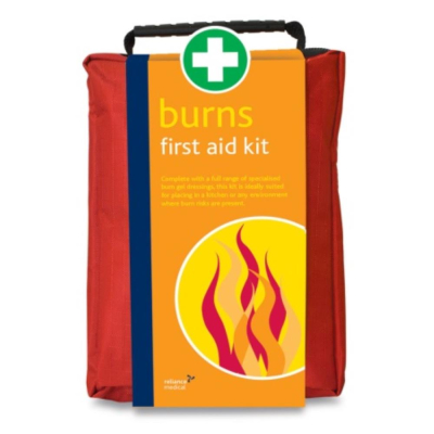 Burns First Aid Kit in Red Stockholm Bag