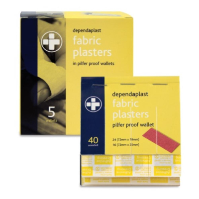 Dependaplast Fabric Pilfer-proof Plasters Box of 5 x 40