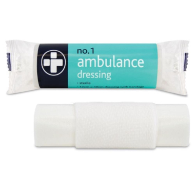No 1 Ambulance Dressings - 10 x 12cm