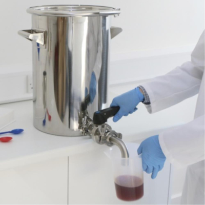 10 Litre Drum.316ss with lid- clamp and 1 ferrule