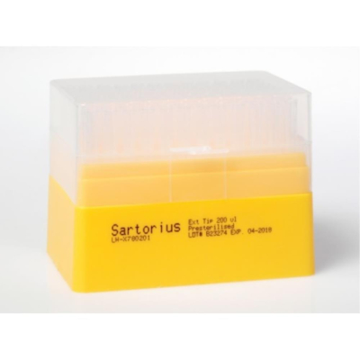Sartorius Optifit Tip 0.5-200uL Single Tray Extended