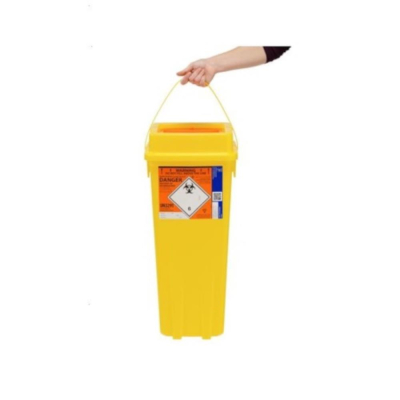 Sharpsguard Theatre Bin 32L Orange Lid
