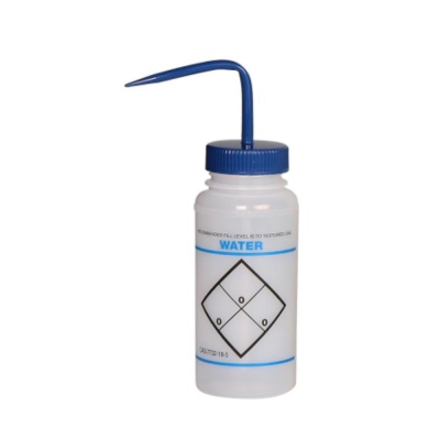 Scienceware safety labeled wash bottles, Water