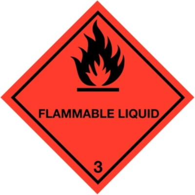 Label 300X300 Flammable Liqui..