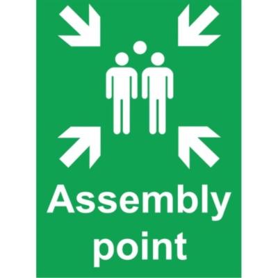 420x297mm Assembly Point - Rigid