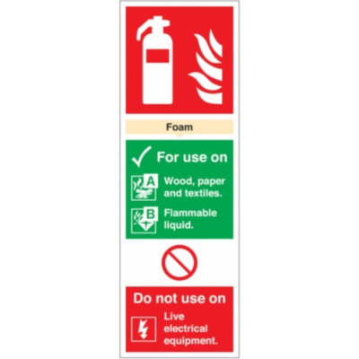 300x100mm Foam Extinguisher