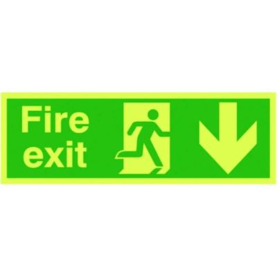 Sign 150x450mm Nite-Glo Fire ..