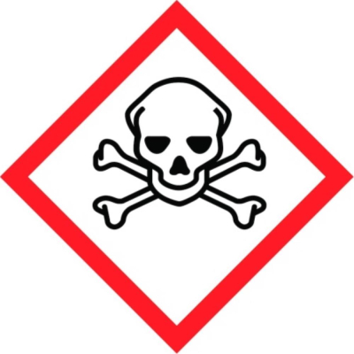 Label 70x70mm GHS Label Toxic