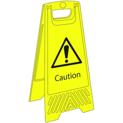 Janitorial Floor Stand - Cauti..