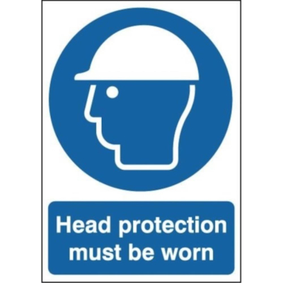Sign 210x148mm Head Protectio..