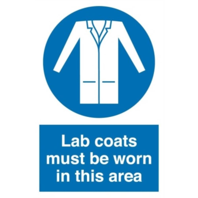 210x148mm Lab Coats Must be worn