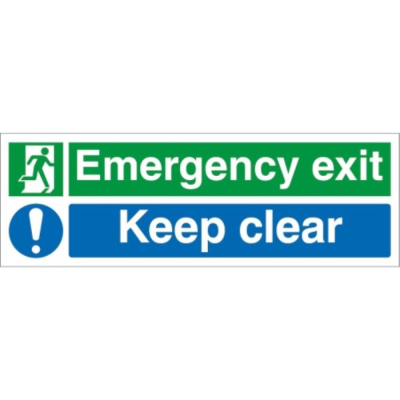150x450mm Emergency Exit Keep