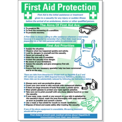 Sign 600x420 First aid protec..