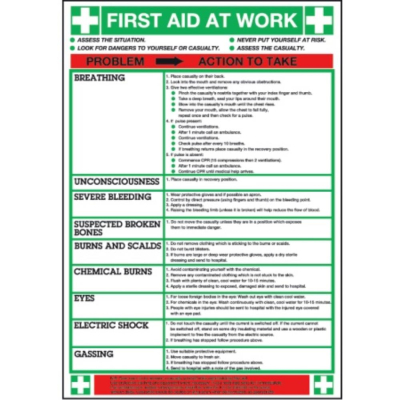 Sign 600X420 First Aid At Work