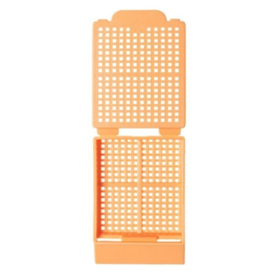 Simport M491 Histosette I Biopsy Embedding  Cassette - Peach