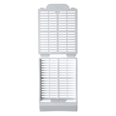Simport M498 Histosette I Tissue Embedding  Cassette with 45 Deg Writing Area - White