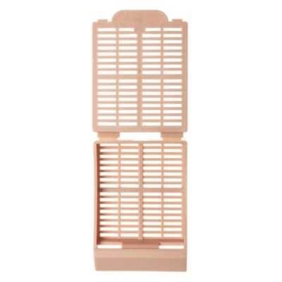 Simport M498 Histosette I Tissue Embedding  Cassette with 45 Deg Writing Area - Tan