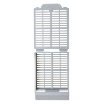Simport M498 Histosette I Tissue Embedding  Cassette with 45 Deg Writing Area - Grey
