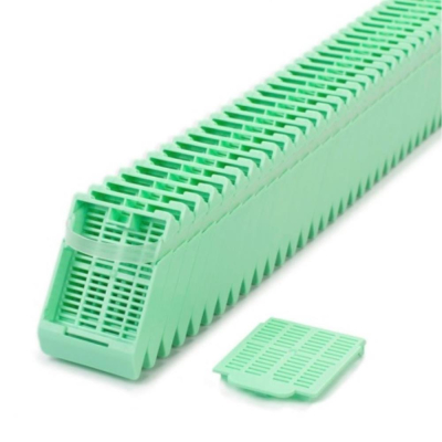 Simport Embedding Cassette in E-Z Load Stacks -  Green