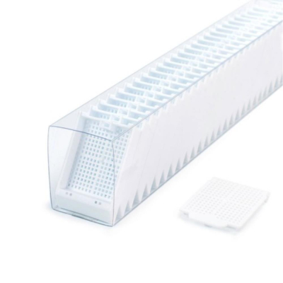 Simport M486 Histosette II Biopsy Embedding  Cassette in Quickload Sleeve - White