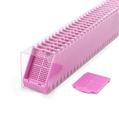 Simport M486 Histosette II Biopsy Embedding  Cassette in Quickload Sleeve - Lilac
