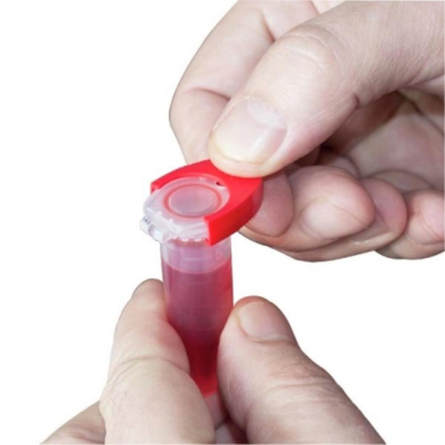Simport CapLock Clip for 5mL Tube - Yellow