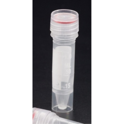 Simport 1.5mL Micrewtube with O-Ring Seal Screw  Cap, Assembled, Graduations, White Marking Area,  S