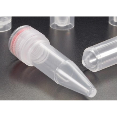 Simport 1.5mL Micrewtube with O-Ring Seal Screw  Cap, Unassembled, Non-Graduated, Non Sterile,  Coni