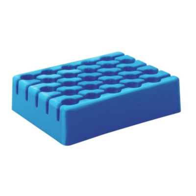 Simport Rack 25 Places for 5mL Tubes - Blue