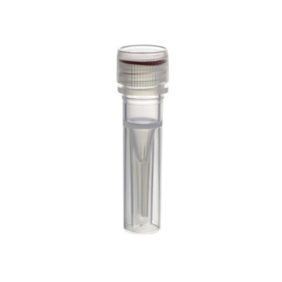 Freezing vials, natural, volume 500 muL, style skirted, non-sterile