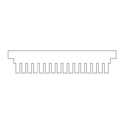 SLS Flowgen Comb 16 Sample 1mm Thick
