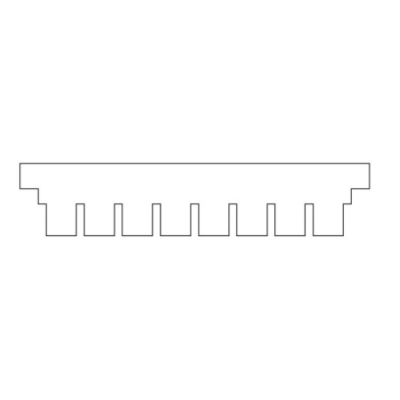 SLS Flowgen Comb 8 Sample 1mm Thick
