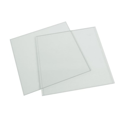 SLS Flowgen 19 x 20cm Plain Glass Plates 2mm Thick Pack of 2