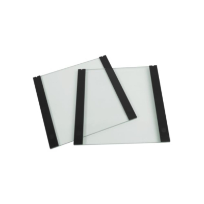 SLS Flowgen 19 x 20cm Plain Glass Plates with 0.75mm Bonded Spacers