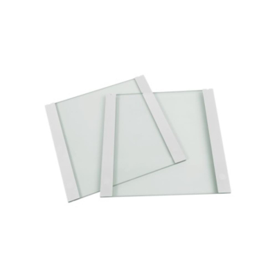 SLS Flowgen 19 x 20cm Plain Glass Plates with 1mm Bonded Spacers Pack of 2