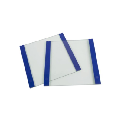 SLS Flowgen 19 x 20cm Plain Glass Plates with 2mm Bonded Spacers Pack of 2